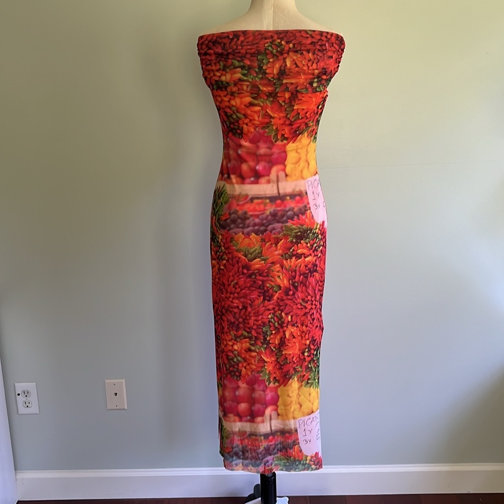 Zara Mashed Midi Dress - Picture 11 of 16